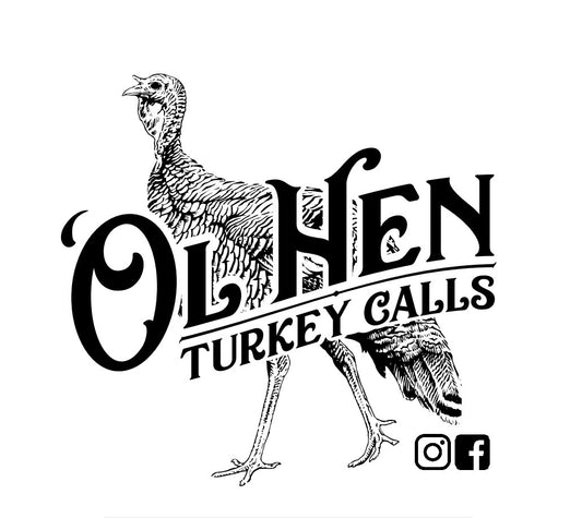 Ol' Hen Custom Turkey Call Decal